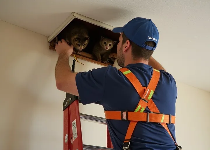 Safe Roof Cavity Access Bahrs Scrub